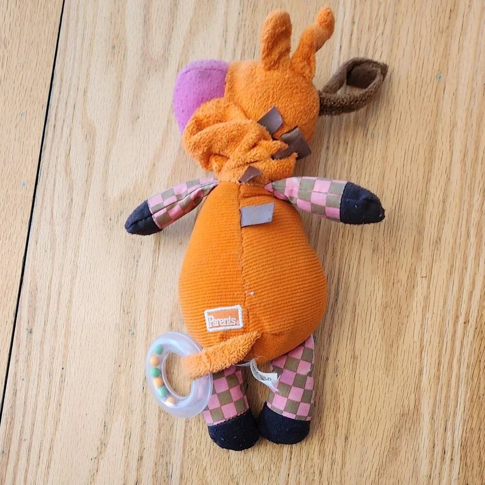 Parents Giraffe Baby Rattle Toy